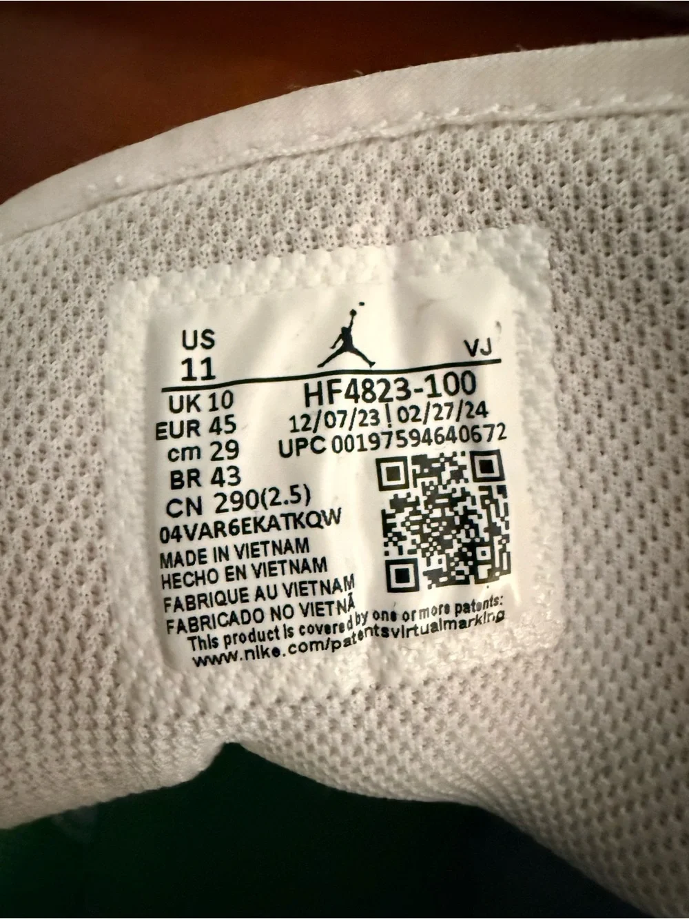 Jordan low top